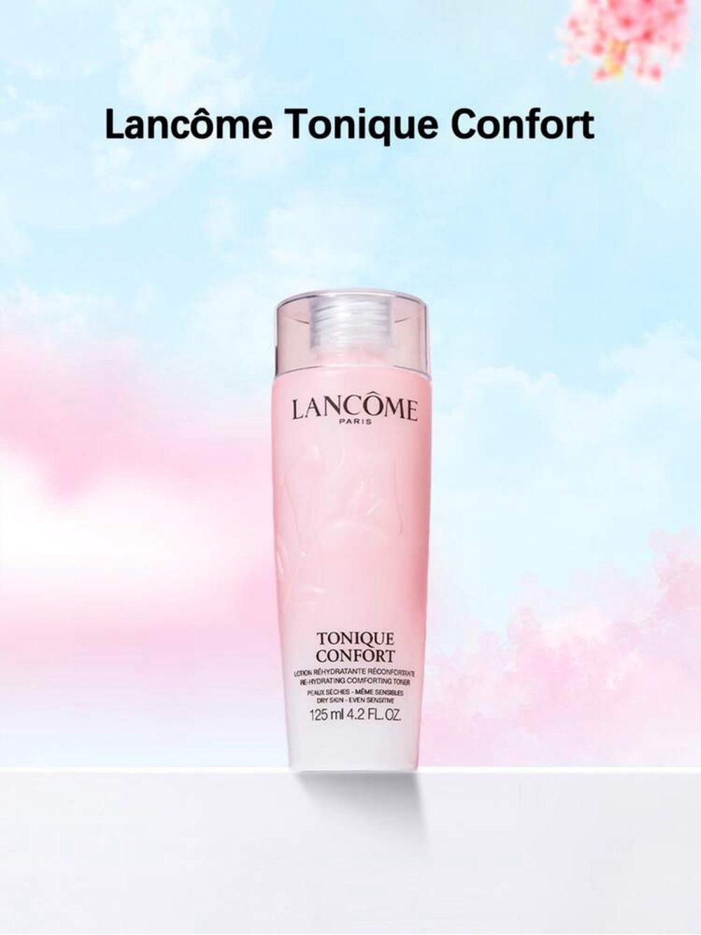 LANCOME TONIQUE CONFORT LOTION
RE-HYDRATING COMFORTING TONER 125ml